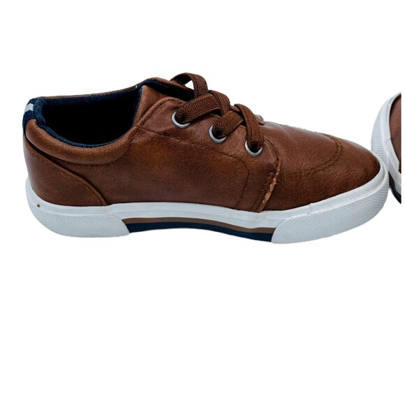 US Sports Toddler Boy's Brown Shoes Size: 9 - Picture 3 of 5